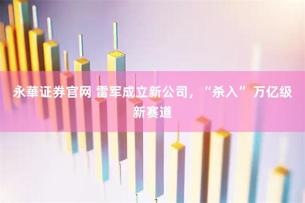 永華证券官网 雷军成立新公司，“杀入” 万亿级新赛道